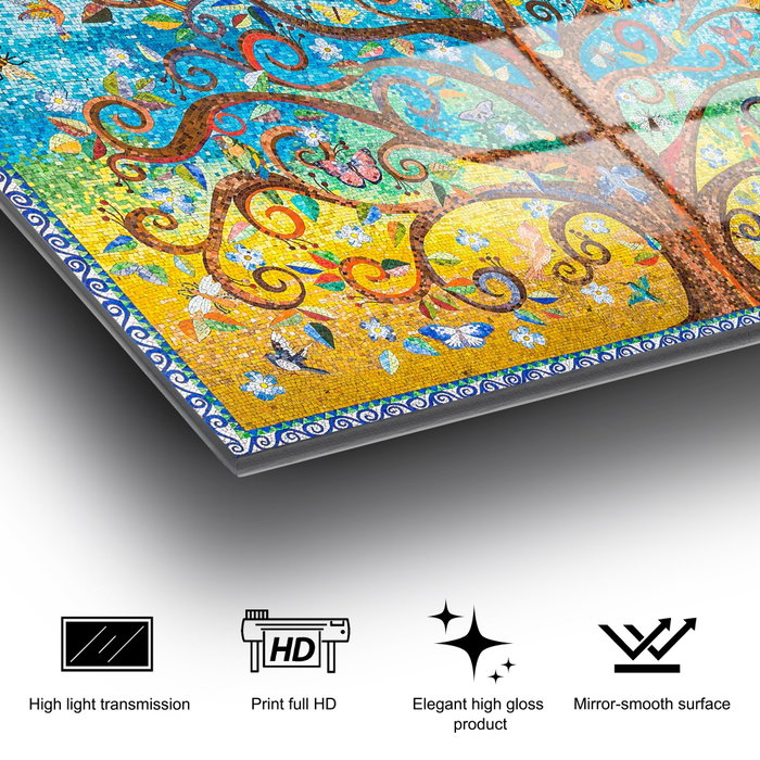 Wallity Cuadro Árbol de la Vida de Gustav Klimt 70 x 100 cm